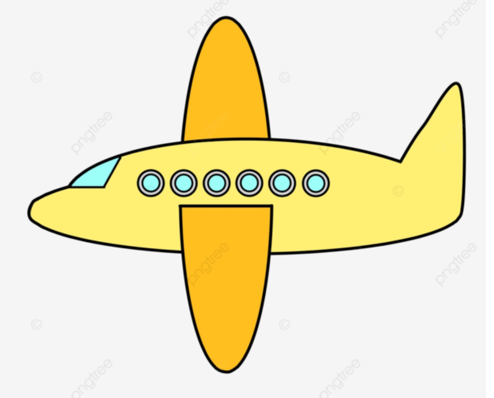 Yellow Airplane Ornament (Content May Vary)