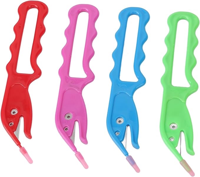 Hair Elastic Band Cutters — Fast Painless Rubber Band Cutting Tool for All Hair Types, Minimizes Hair Damage (4 Pieces)