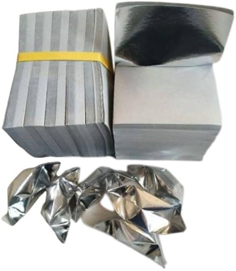 Ancestor Money Joss Paper — Silver Foil (Pack of 96) 