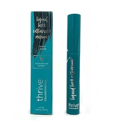 Thrive mascara Liquid Lash Extensions Mascara-Brynn Thick and slender, waterproof and sweatproof,Rich Black 10.7g0.38 OZ