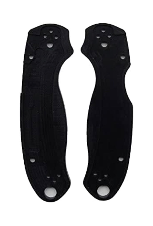 KNIFIUS Custom G10 Scales for Para 3 Knife, Paramilitary 3 Grip Folding Utility Pocket Knife G10 Handle,Plainedge C223 hilt