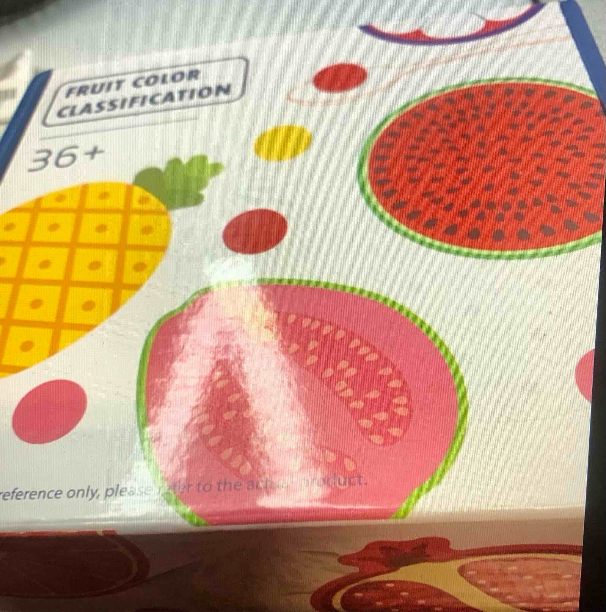 Vutlue Toddler Montessori Toys for 1 2 3 4 Year Old, Toddler Wooden Color and Fruit Learning Identify Toys Early Education, Matching Puzzle Sensory Toys for Kids Boys Girls with Autism Gifts