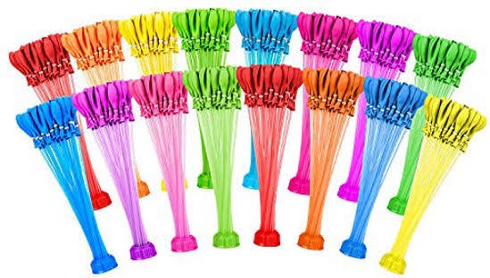 Water Balloons With 592 balloon Easy Quick Start Splash Party in a minute with Kids and Adults Water Bomb (Multicolored51233)