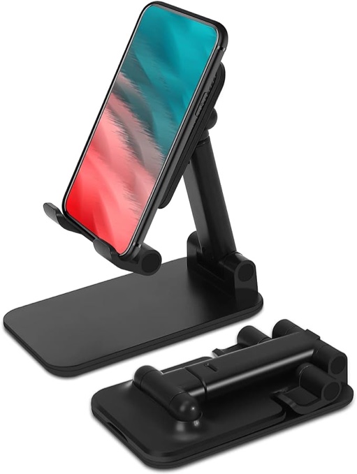 P0001 Foldable Phone Stand for Desk (Pink)