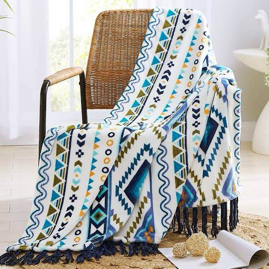 Boho Throw Blanket Bohemian Print Throw Blankets