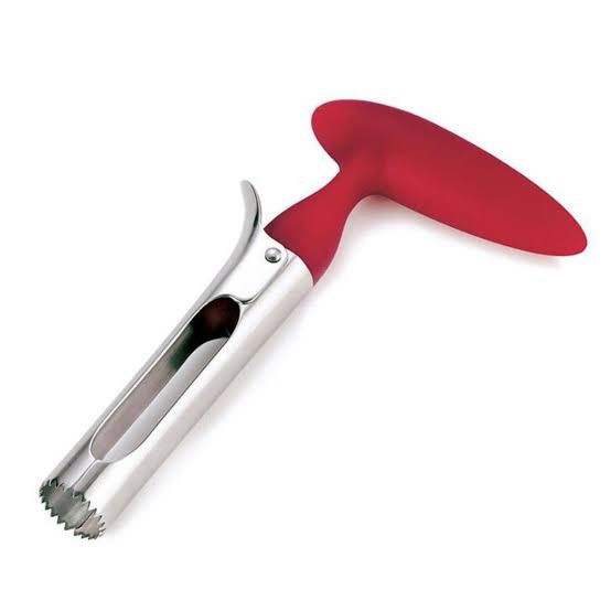 Tailbox Apple Corer - Premium Stainless Steel Apple Corer Remover Pear Corer Slicer Peeler with Sharp Serrated Blade Perfect Kitchen Utensil & Gadget for Coring Fruits & Vegetables
