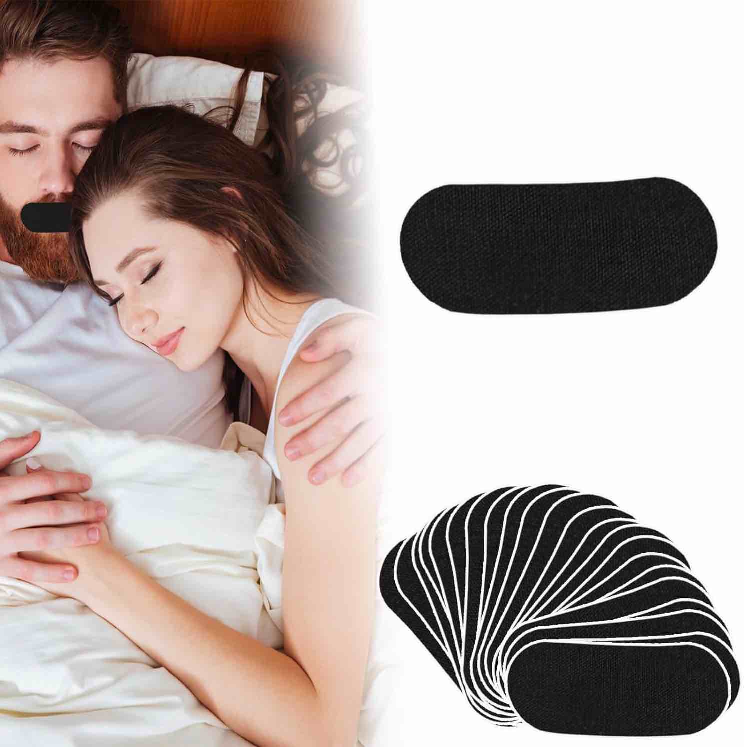 Vinuwu Mouth Tape, 30Pcs Mouth Tape for Sleeping, Strong but Gentle Snore Strips, Breathable Sleep Patches Tapes, Anti Snoring Aids for Women Men, Breathe Right and Snore Stopper