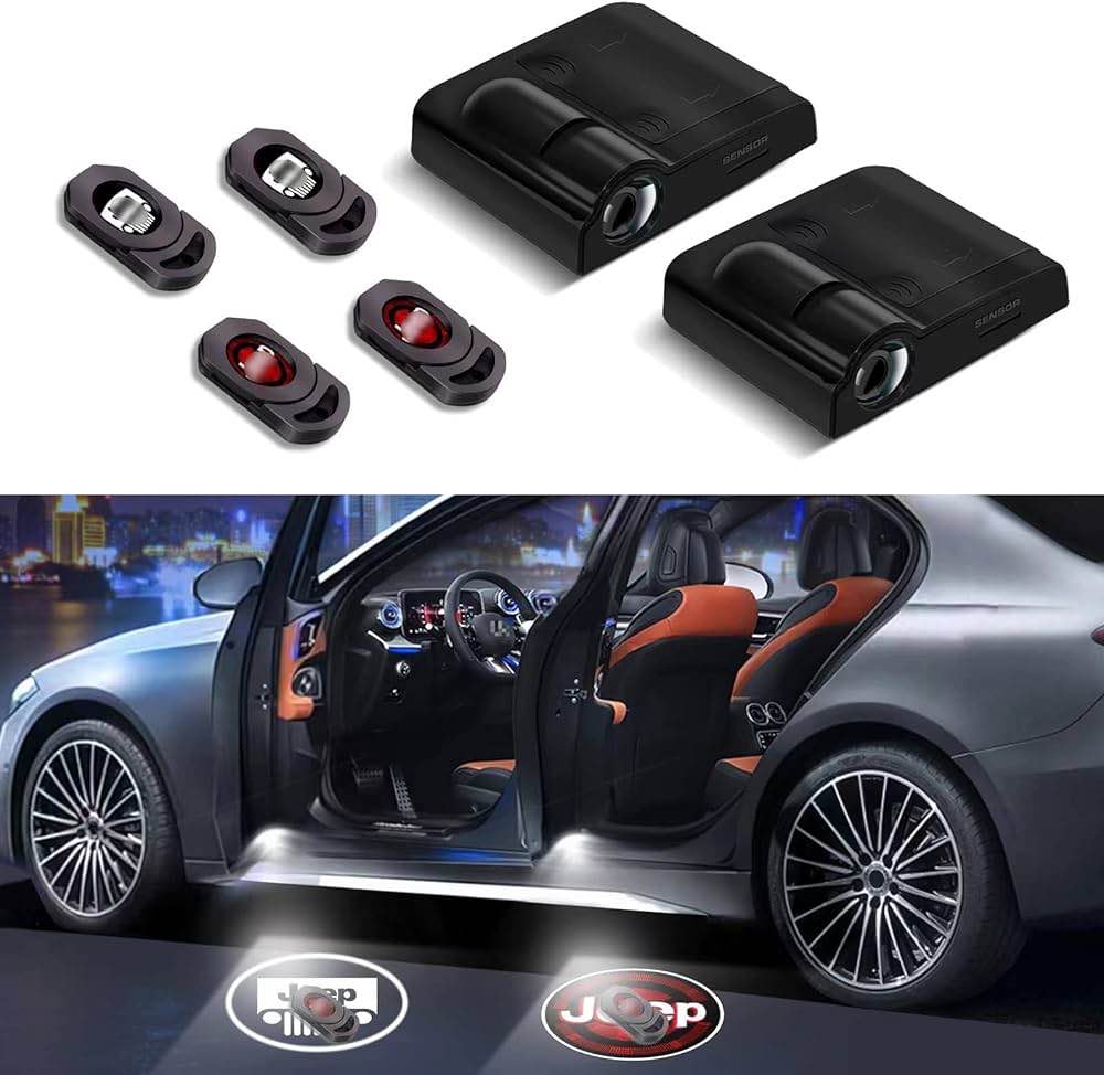 Car Door LED Projector 3D Ghost Shadow Courtesy Welcome Lights for Accessories (G-02)