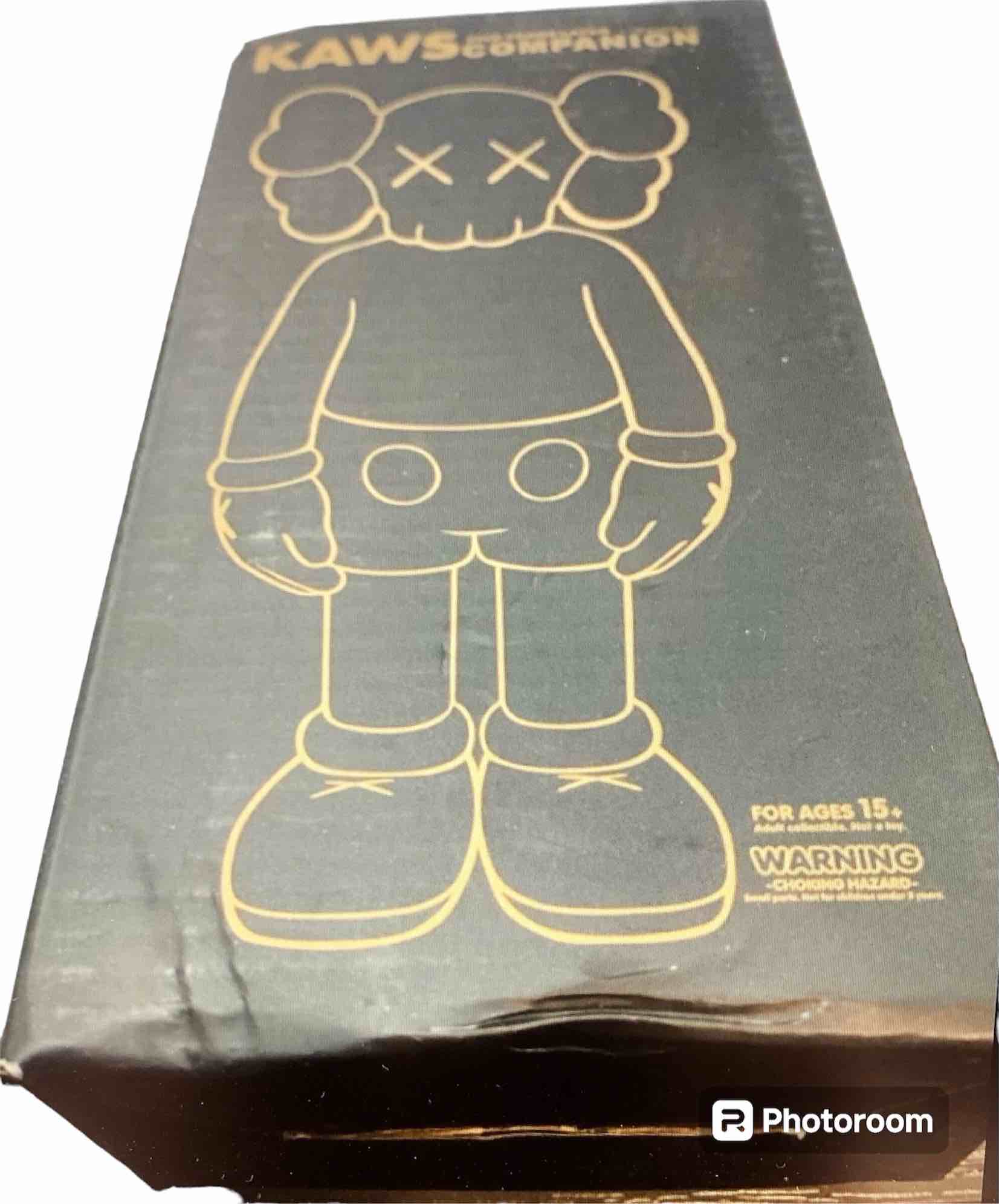 8" 20cm Prototype KAWS Model Art Toys Action Figure Collectible Model Toy (Black)