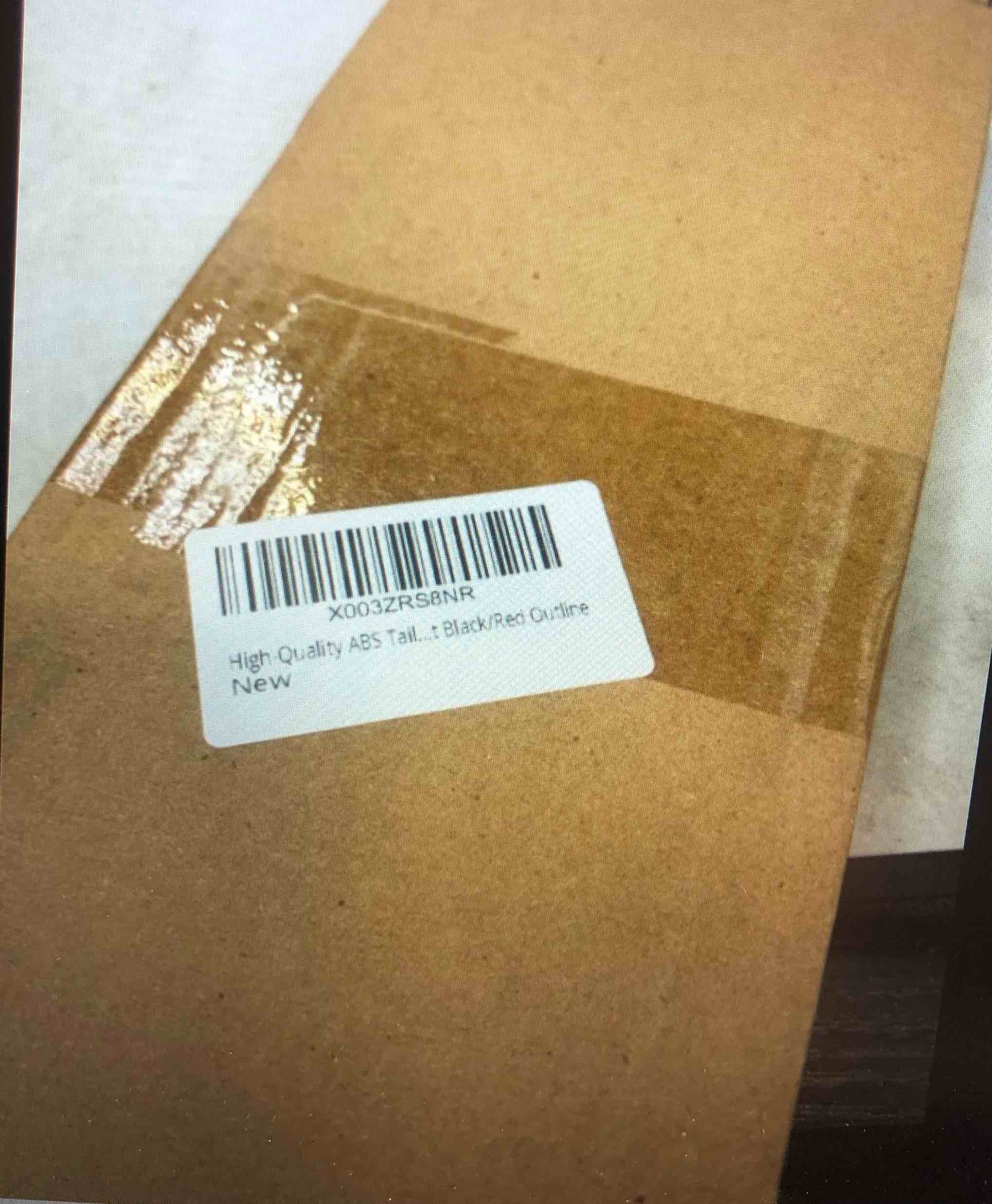 ABS Tailgate Insert Letters for 2023-2024 Super Duty Trucks - Waterproof & Fade-Resistant 3D Decals, Made to Last ?Black/Red Outline?