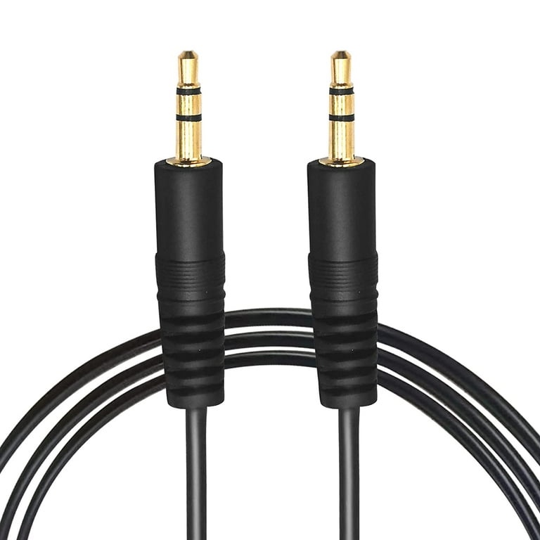 3.5mm Male to Male Stereo Audio Cable for Headphones Car Home Stereo Speakers Tablet Compatible iPhone iPad iPod Echo More - 3FT