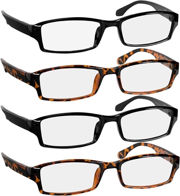 TruVision Readers with Comfort Spring Hinges for Men and Women 9501HP