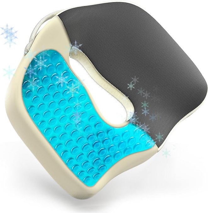 SitEasy Orthopedic Seat Cushion - Pain Relief for Back, Tailbone & Hemorrhoids - Memory Foam Office Chair Cushion for Desk, Car & Wheelchair - Pressure-Relieving Butt Pillow for Sitting Comfort