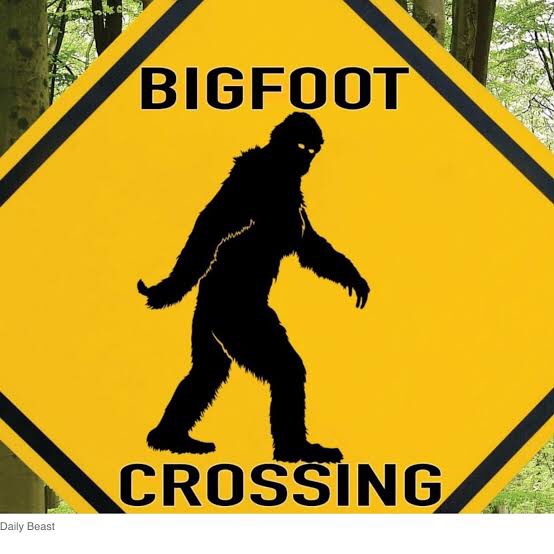 Retro Funny Metal Sign Xing Tin Sign, Bigfoot Crossing Home Decoration Wall Sign