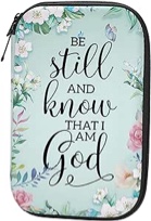 JOHSBYD Christian Gifts Pencil Case (be still and know that I am god)