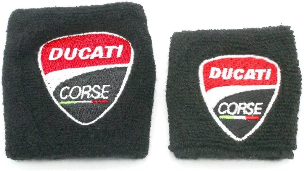 LYXMTBK Motorcycles Brake and Clutch Reservoir Sock Cover Set Fits for Ducati