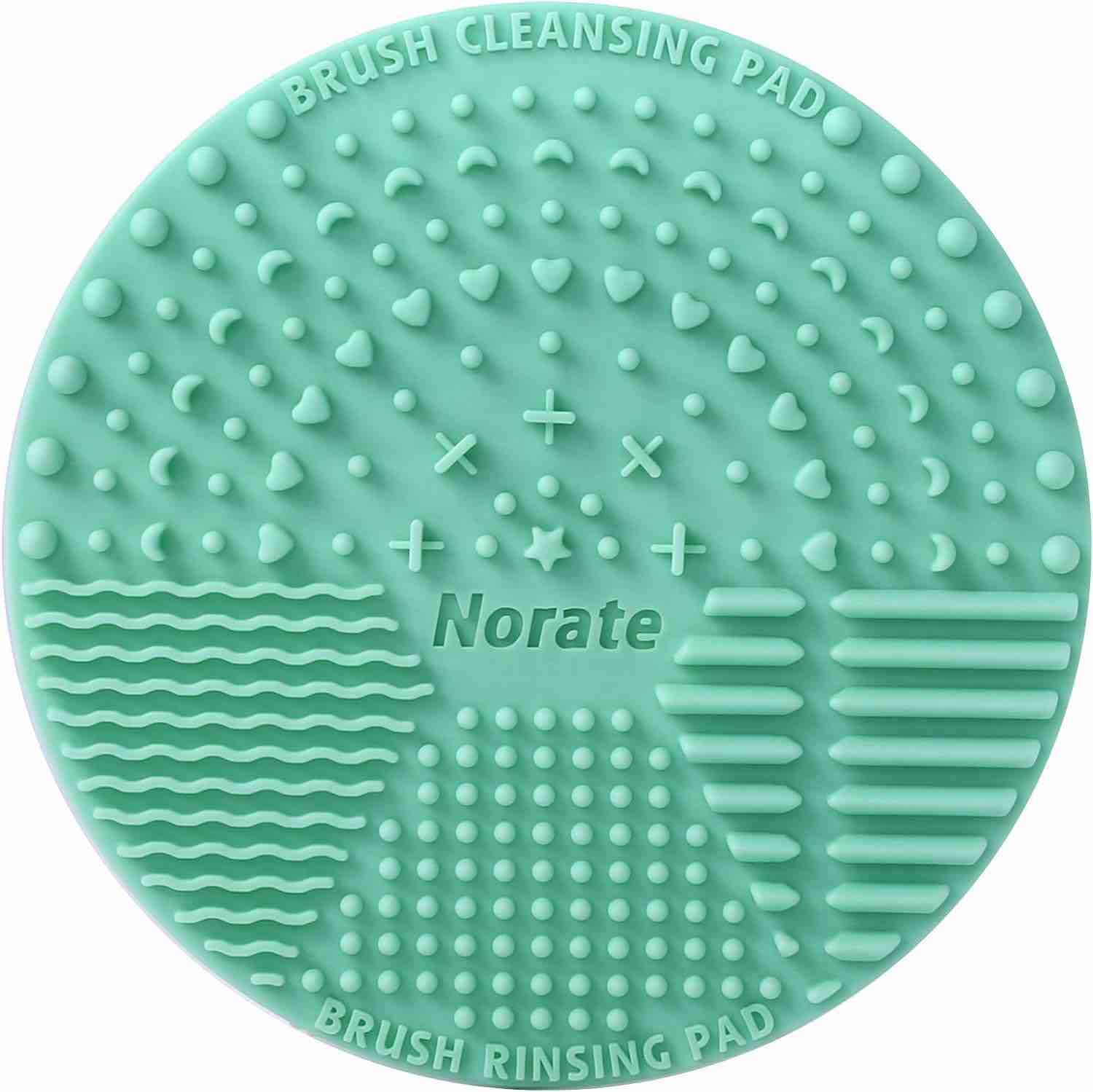 Brush Cleaning Mat,Silicone Makeup Cleaning Brush Scrubber Mat Portable Washing Tool Cosmetic Brush Cleaner with Suction