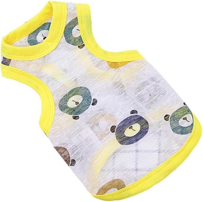 CheWyz Pet Shirts Dog T-Shirts with Bear Pattern Summer Pet Cute Breathable Soft Shirt Puppy Shirts Dog Apparel XX-Large