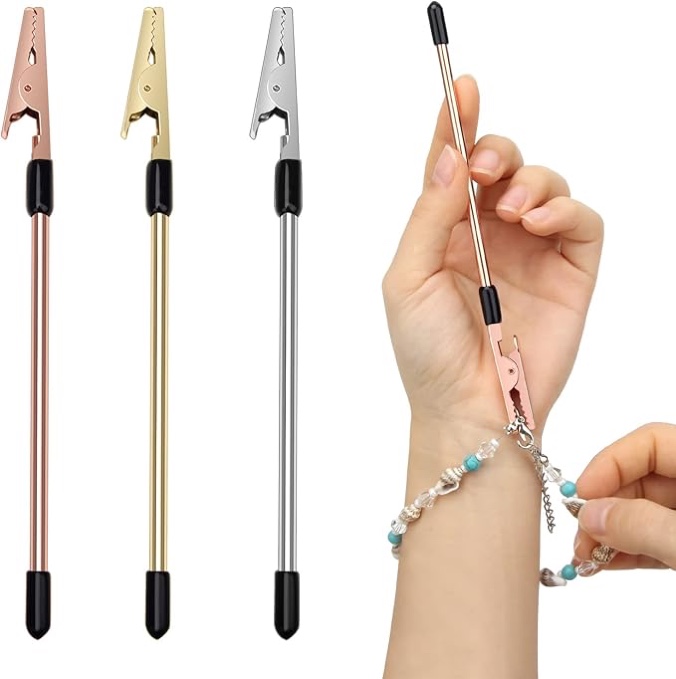 3 PCS Bracelet Helper Tools (Gold + Silver + Rose Gold)
