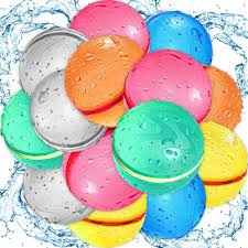 Diobeb 12 PCS Reusable Water Balloons Water Balls
