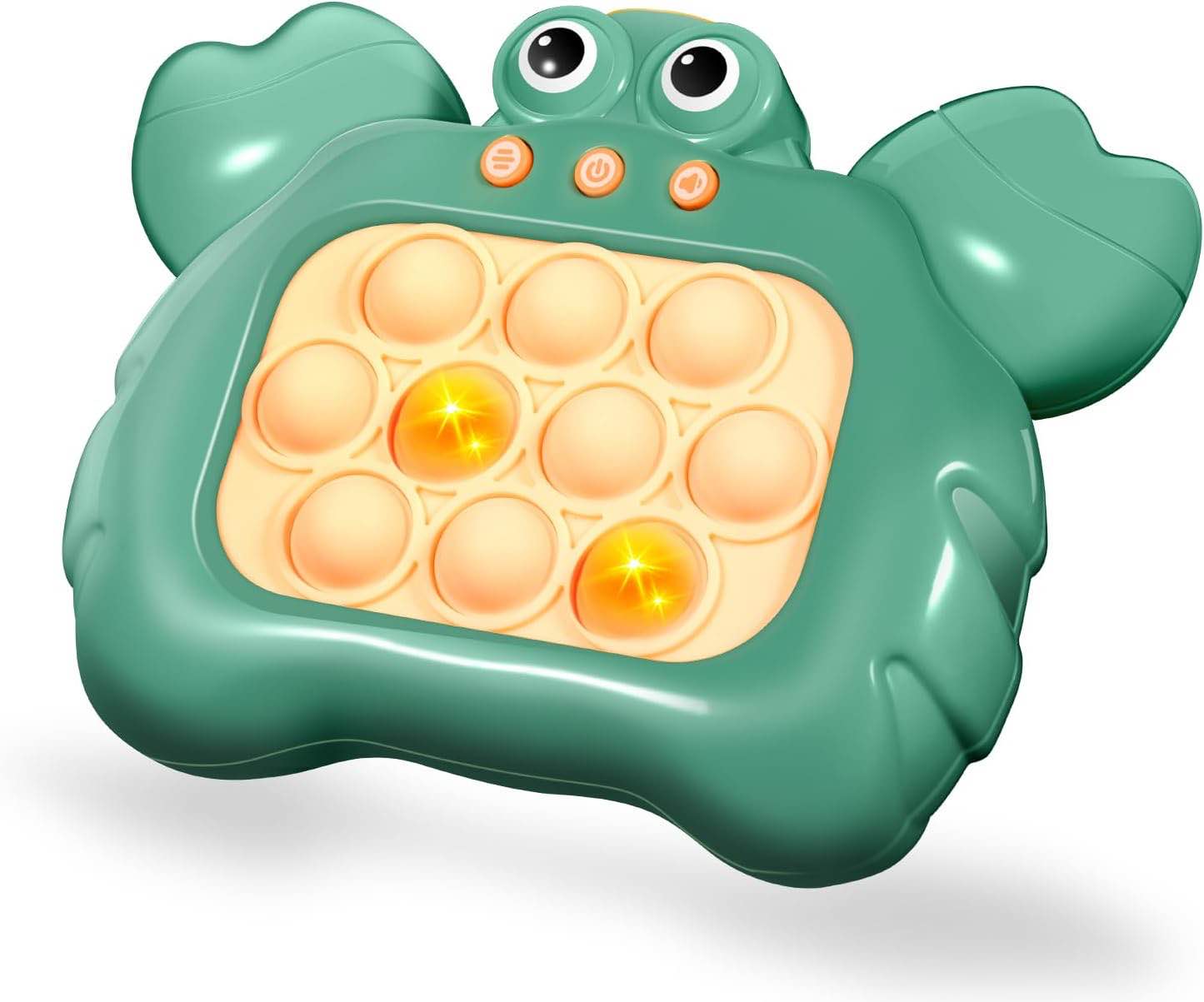 Fast Push Bubble Game, Pop It Games Autism Sensory Fidgets Toys Quick Push Games Boy Girl, Gift for 3-8 Year Old Boys Xmas, Bubble Stress Travel Light Up Pop It Game Teen Boys for 8-12