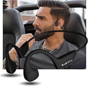 Air Conduction Headphones - Designed for Sports and Fitness and Fitness Activities Without Ear Blockage - Enjoy Audio While Maintaining Awareness of Your Surroundings(Black)