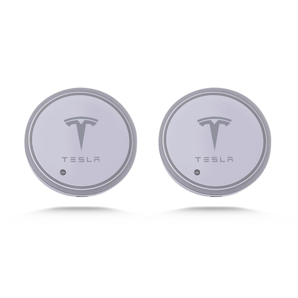 Car coasters for Tesla Model, cup holder silicone cup holder anti-slip coasters car accessories interior