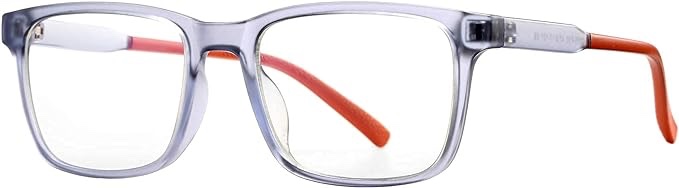 Pro Acme Blue Light Blocking Glasses for Teens Boys Girls Kids TR90 Frame Age 3-18 (Transparent Green)