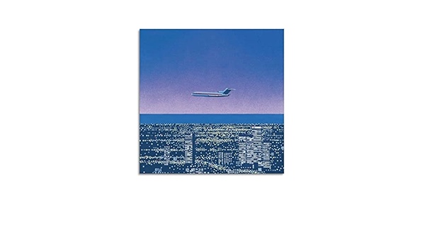 LIETEX Hiroshi Nagai Niteflyte Poster Decorative Painting Canvas Wall Posters And Art Picture Print Modern Family Bedroom Decor Posters 16x16inch(40x40cm)