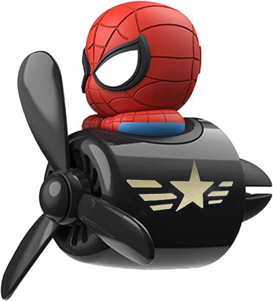 Car Air Fresheners,Cute Cartoon Pilot Car Diffuser Outlet Fan Air Diffuser for Car Vent Perfume Automotive Decoration