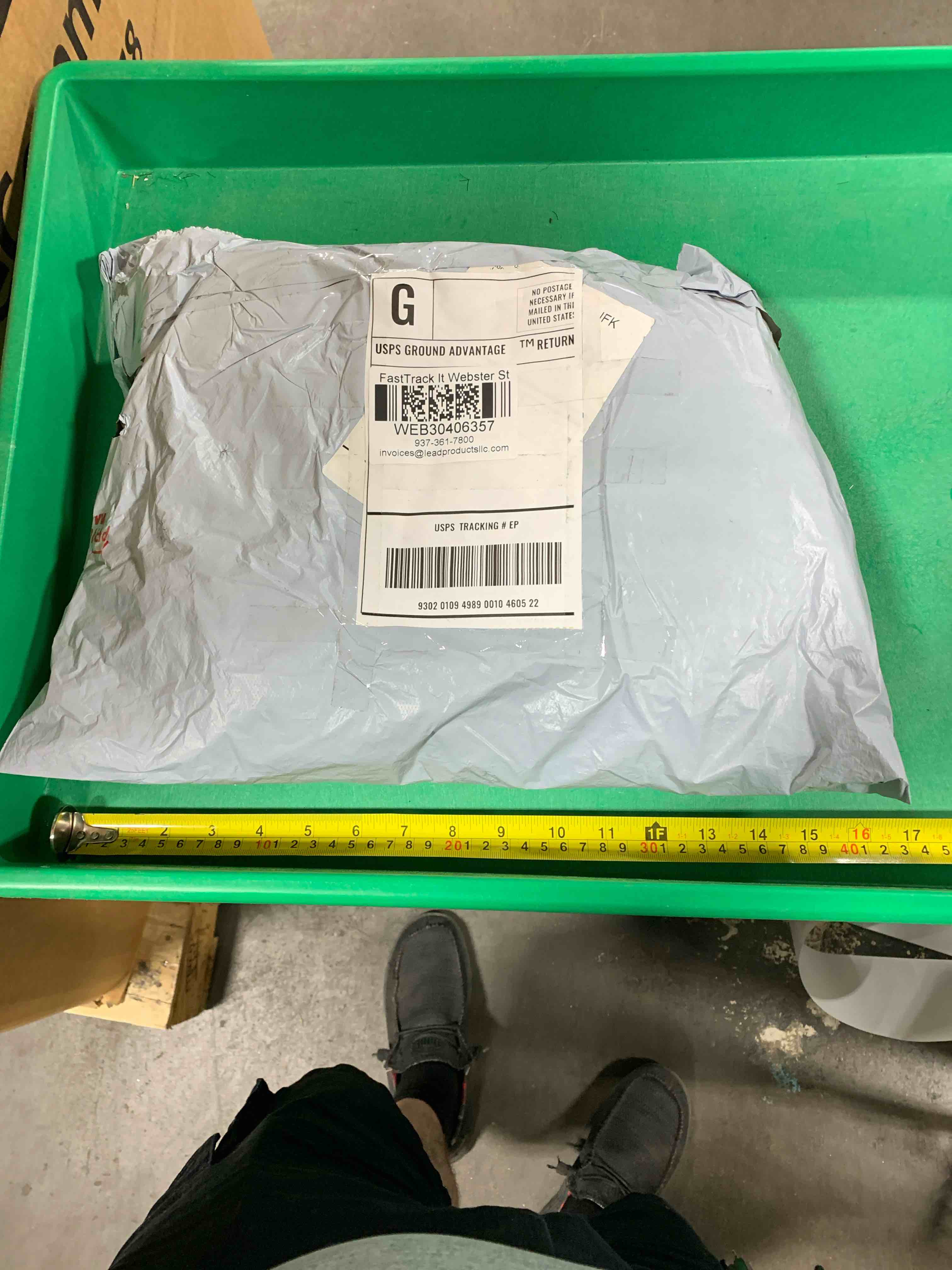 DHL undeliverable mail mystery item