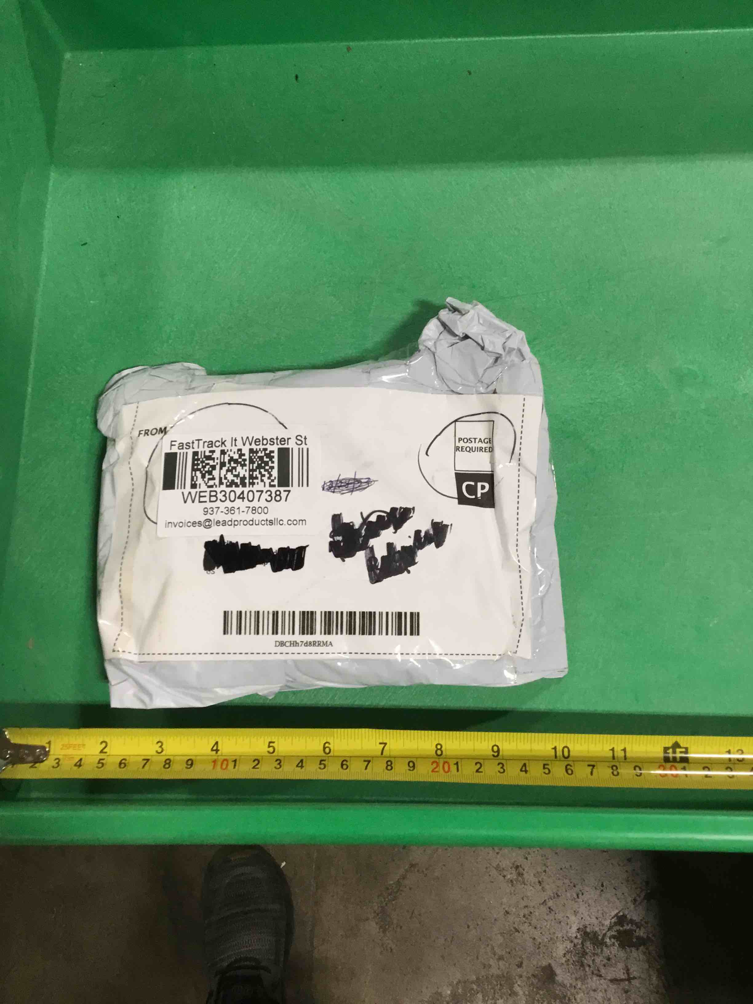 DHL Undeliverable mail mystery item