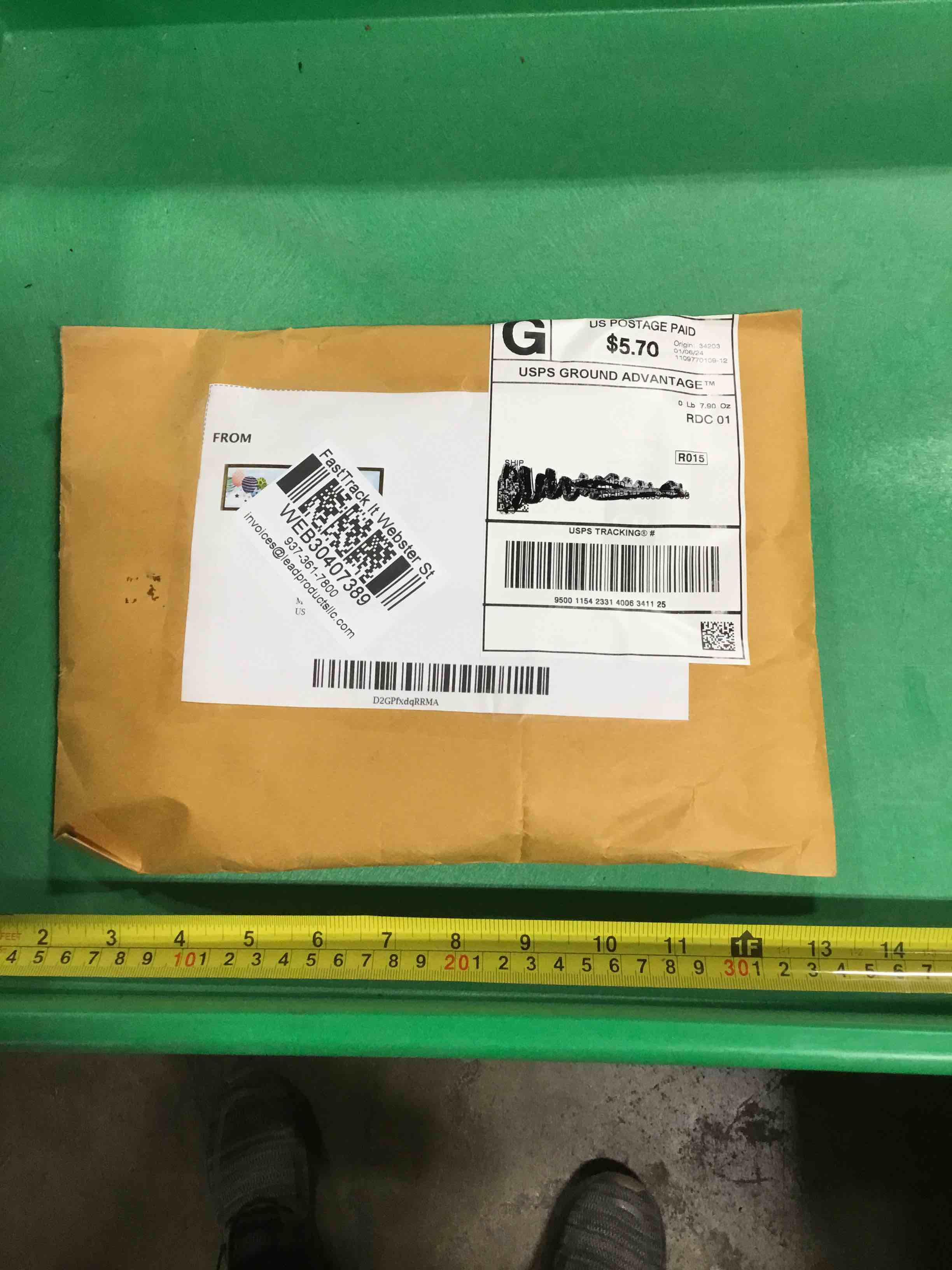 DHL Undeliverable mail mystery item