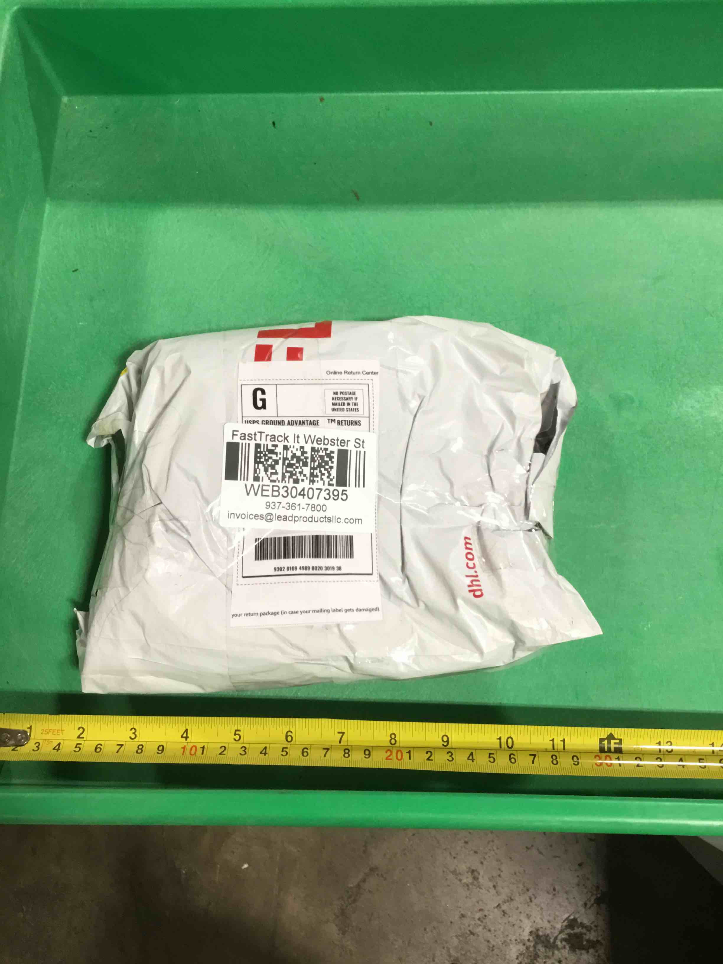 DHL Undeliverable mail mystery item