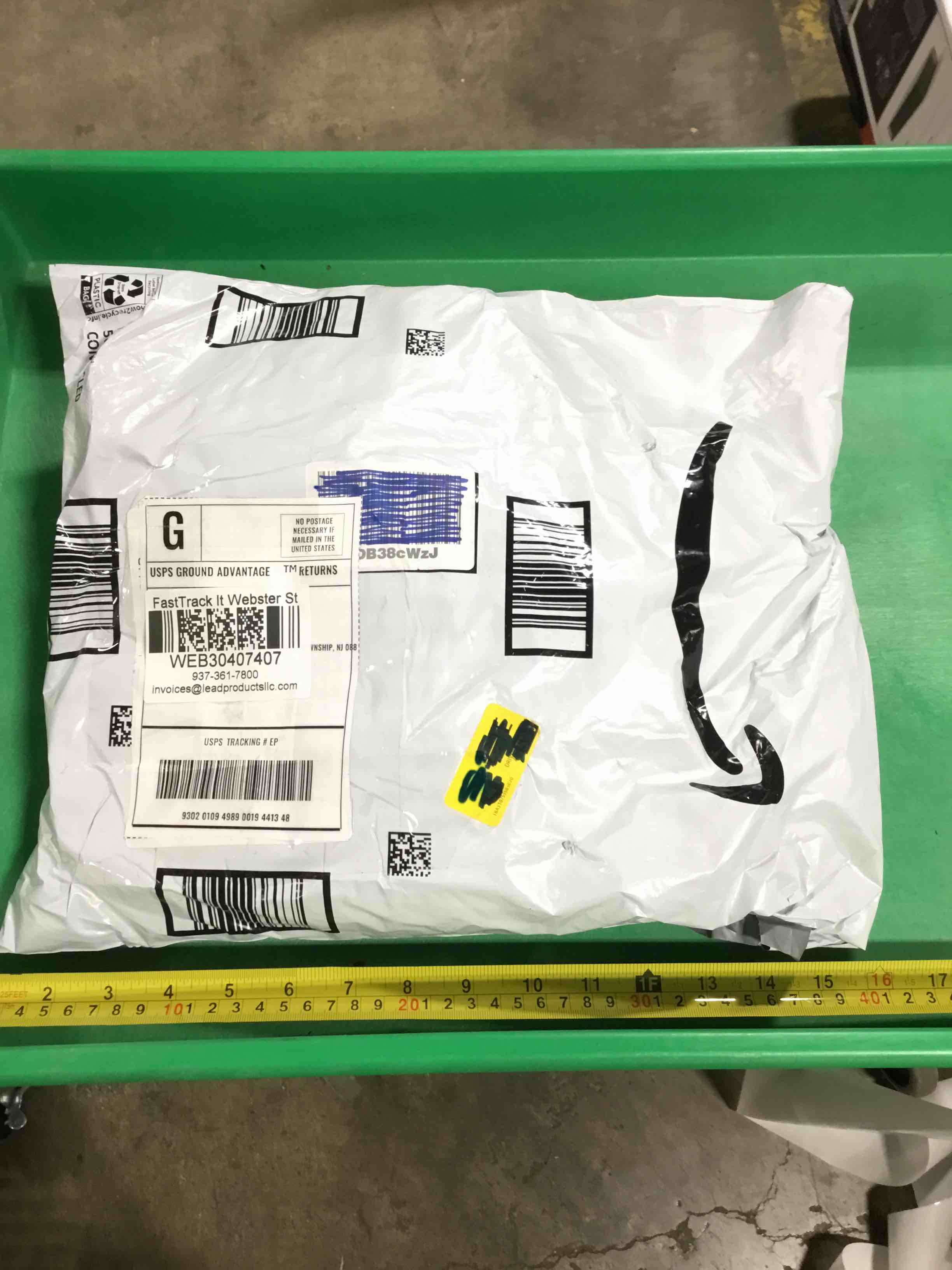DHL undeliverable mail, mystery item