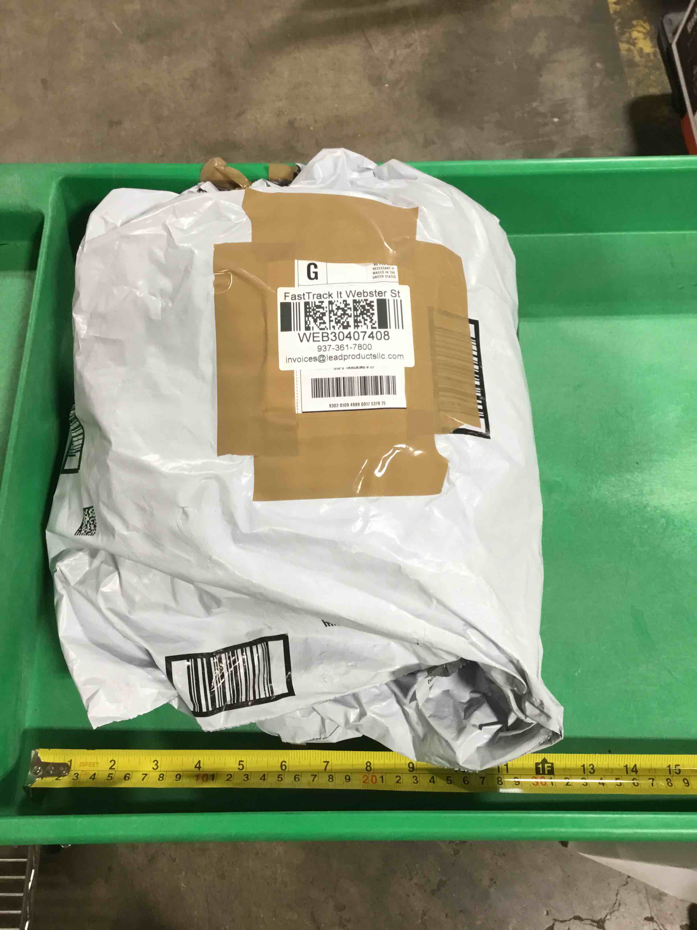 DHL undeliverable mail, mystery item