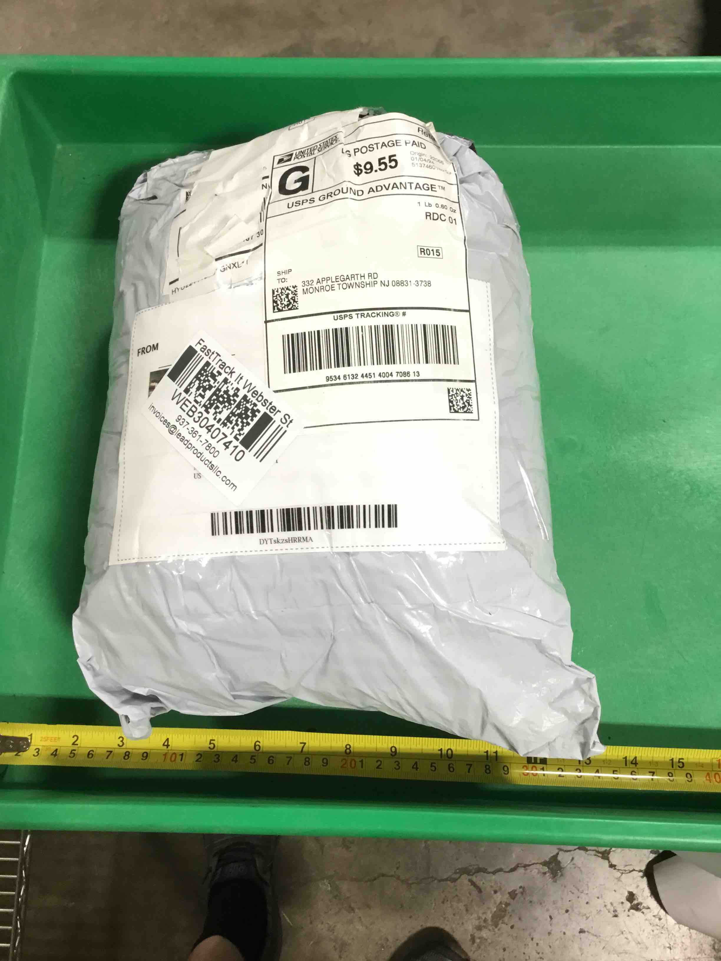 DHL undeliverable mail, mystery item