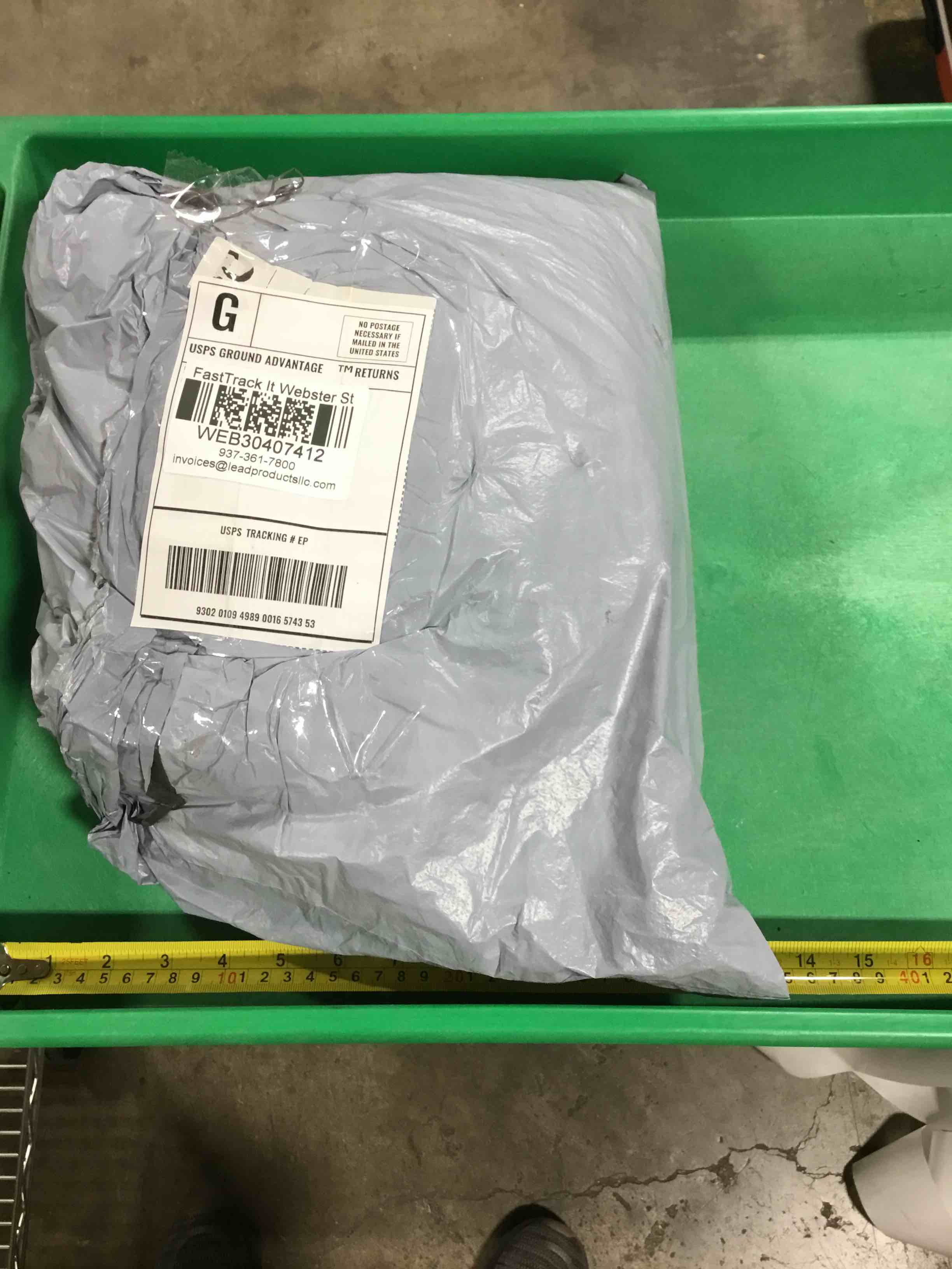 DHL undeliverable mail, mystery item