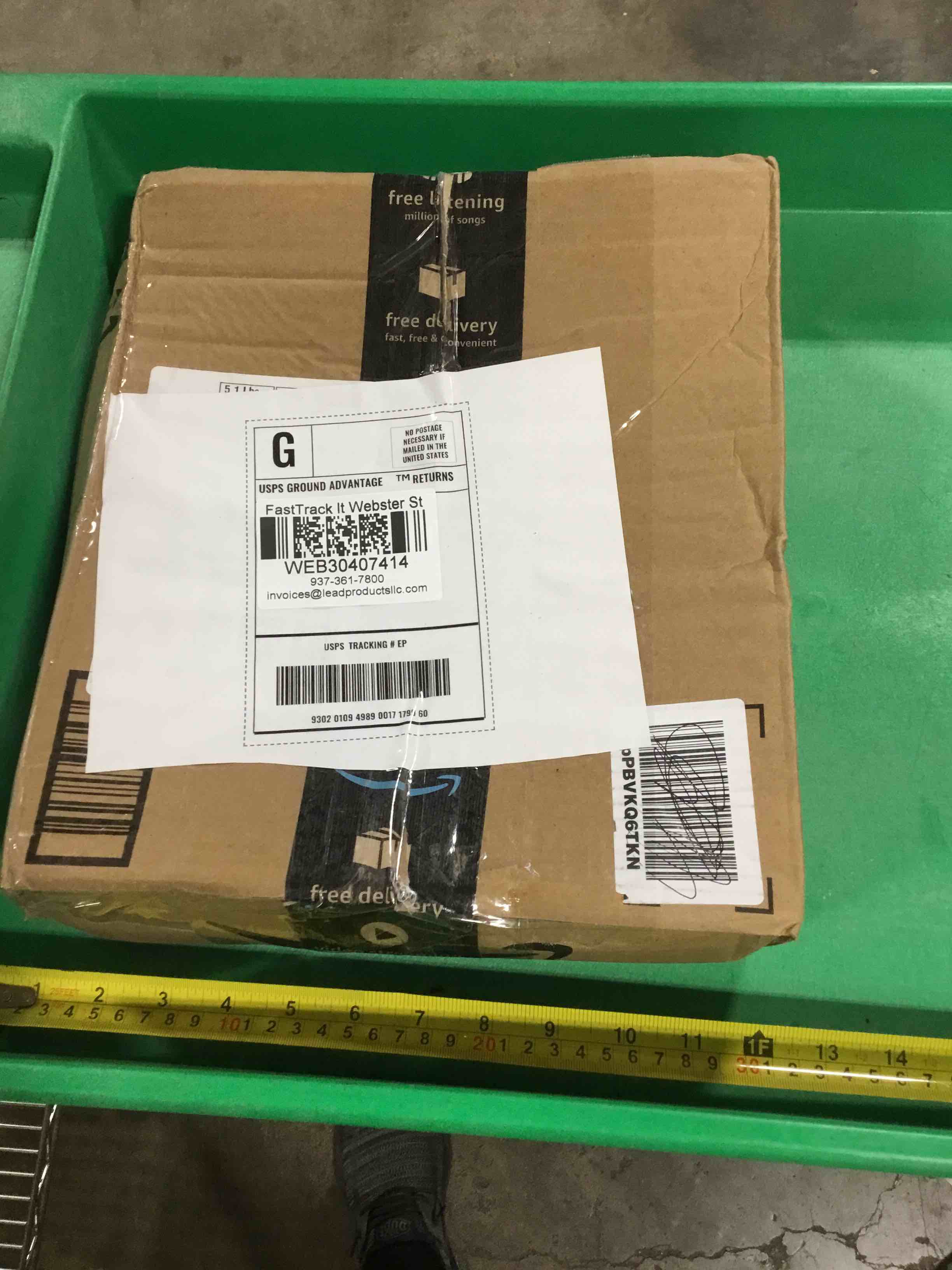 DHL undeliverable mail, mystery item