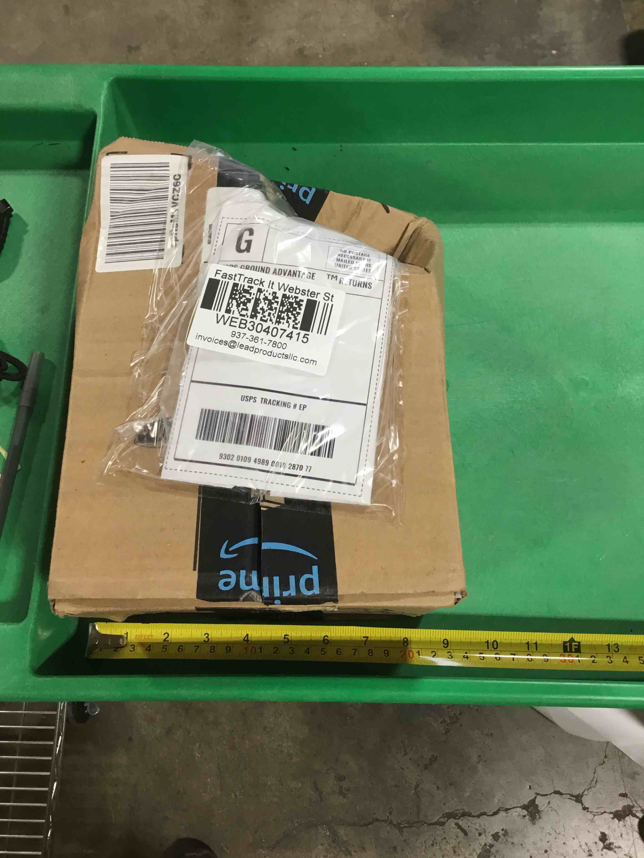 DHL undeliverable mail, mystery item