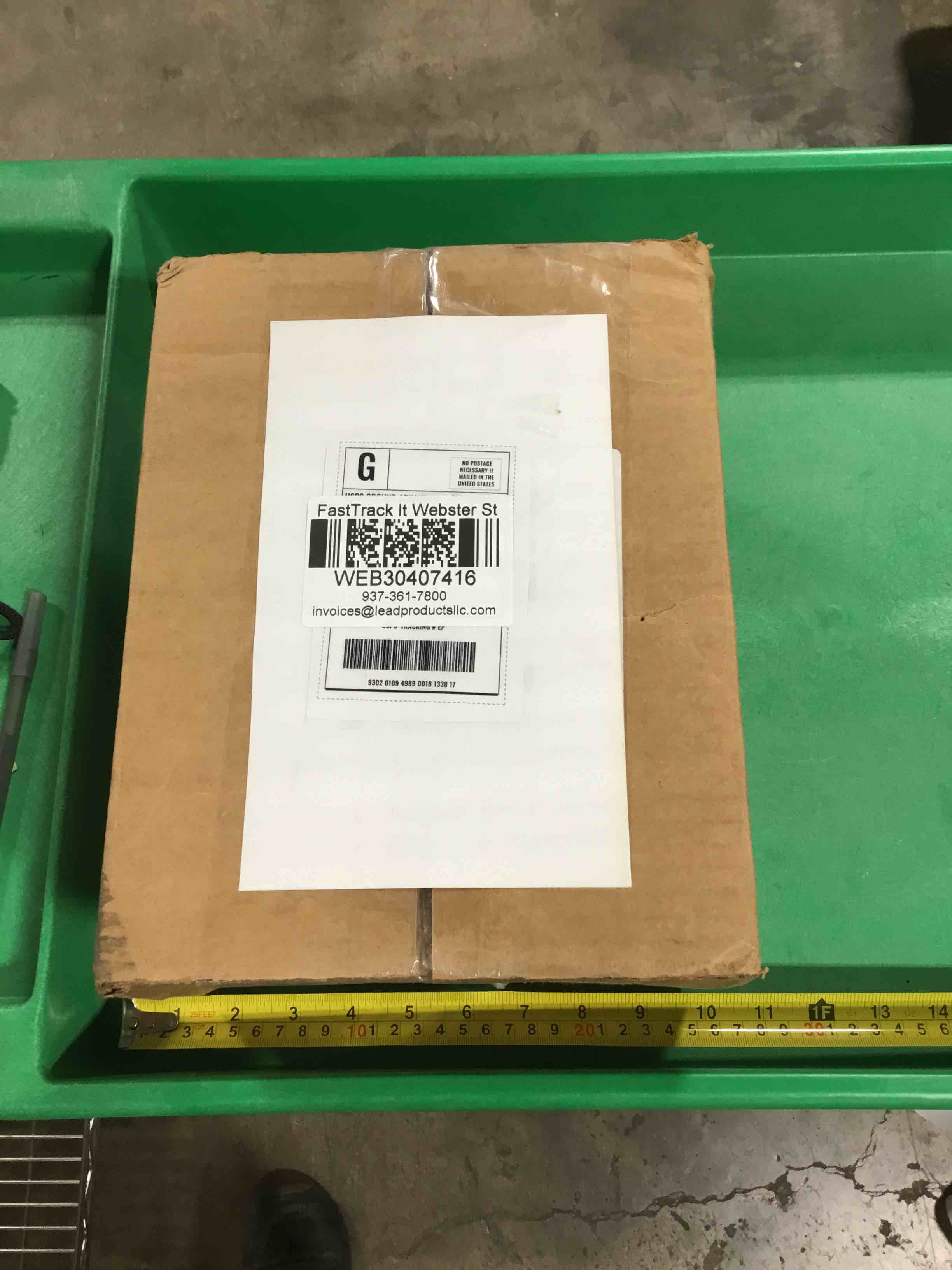 DHL undeliverable mail, mystery item