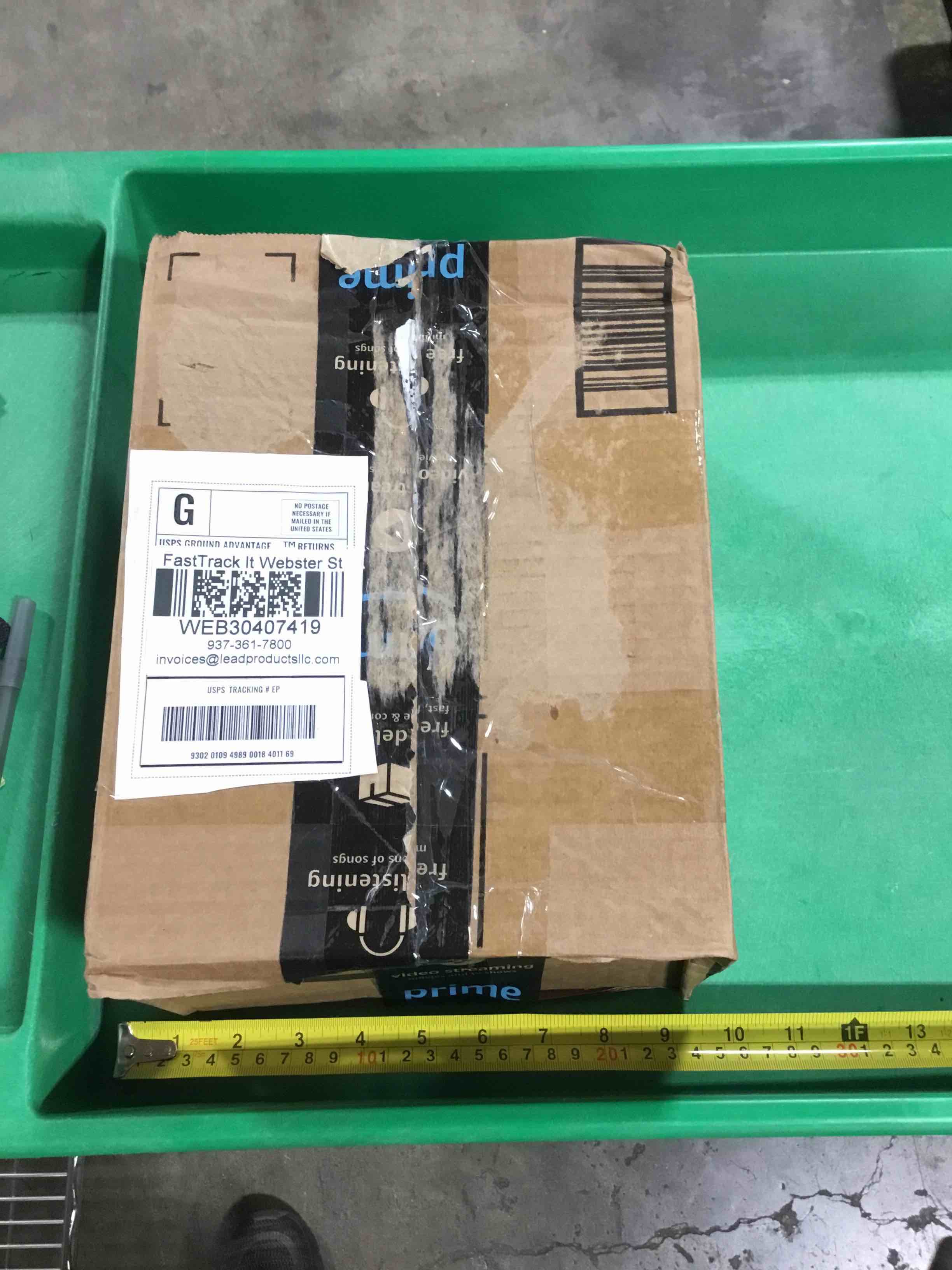 DHL undeliverable mail, mystery item