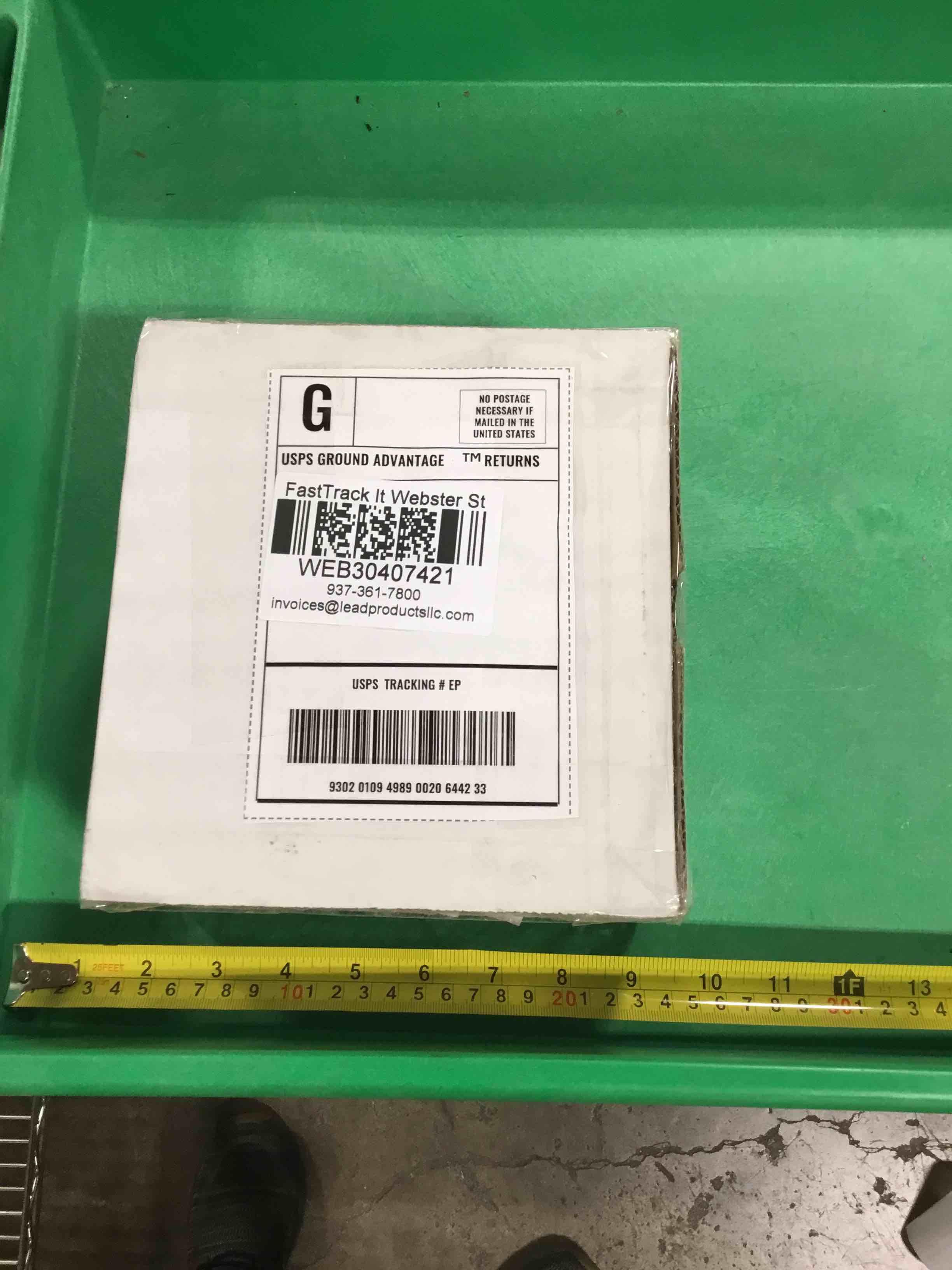 DHL undeliverable mail, mystery item