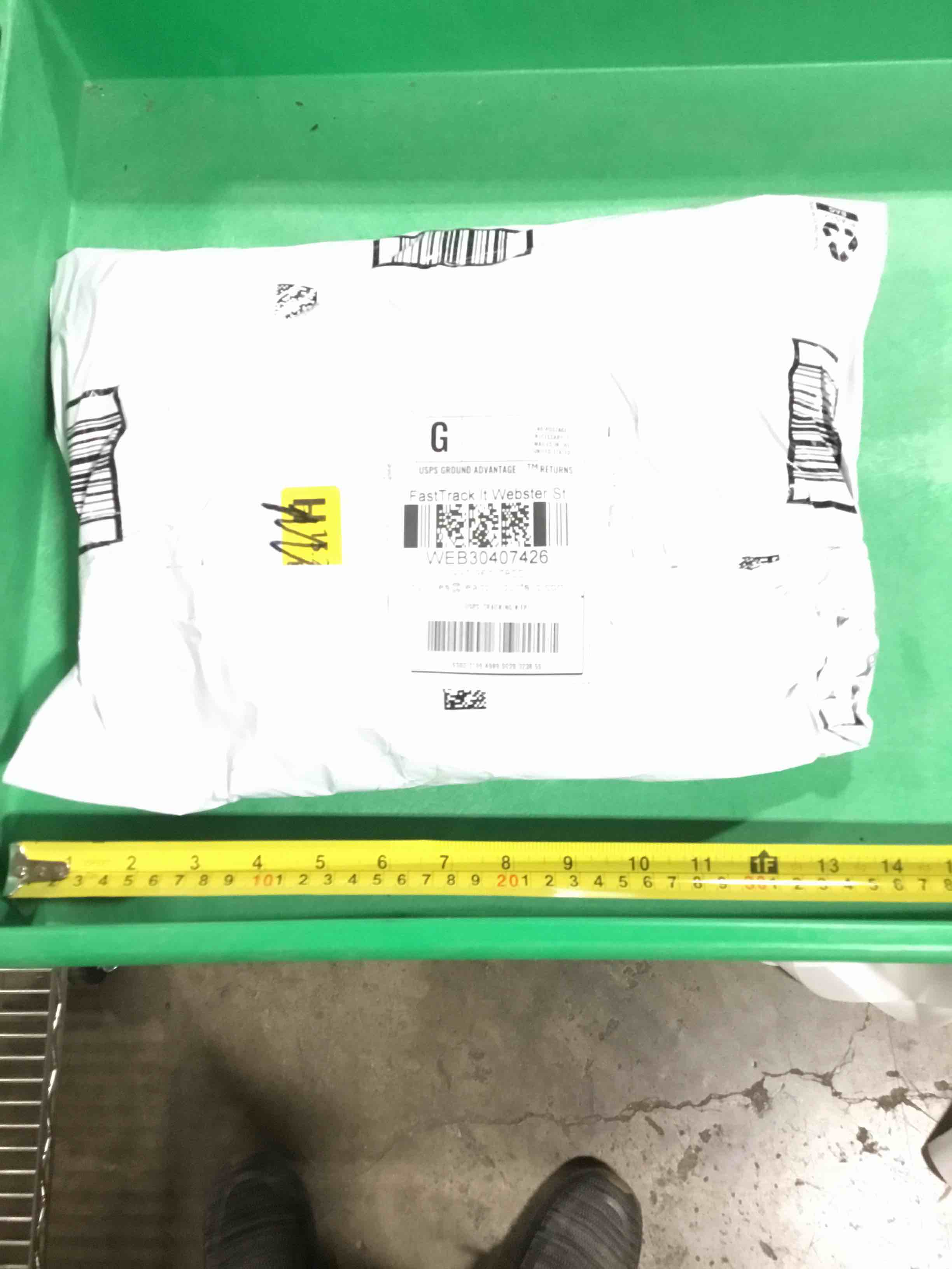 DHL undeliverable mail, mystery item