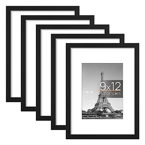 upsimples 9x12 Picture Frame Set of 5,Display Pictures