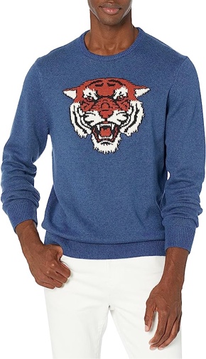Amazon Brand - Goodthreads Men's Soft Cotton Graphic Crewneck Sweater (XXL)
