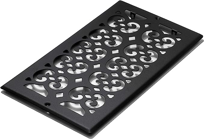 Decor Grates ST612R Classic Collection Décor Design Painted, 6x12 Inches, Cold Air Return Register