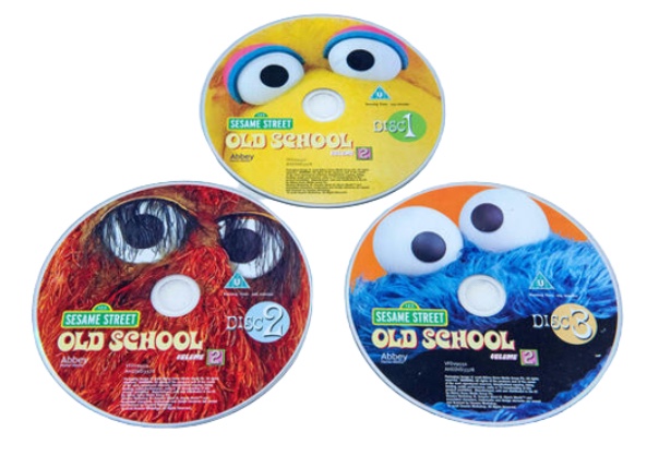 Triple dvd set of famous children's television programme Sesame Street.