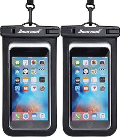 Hiearcool 2 Pack Universal Waterproof Phone Pouch for Vacation