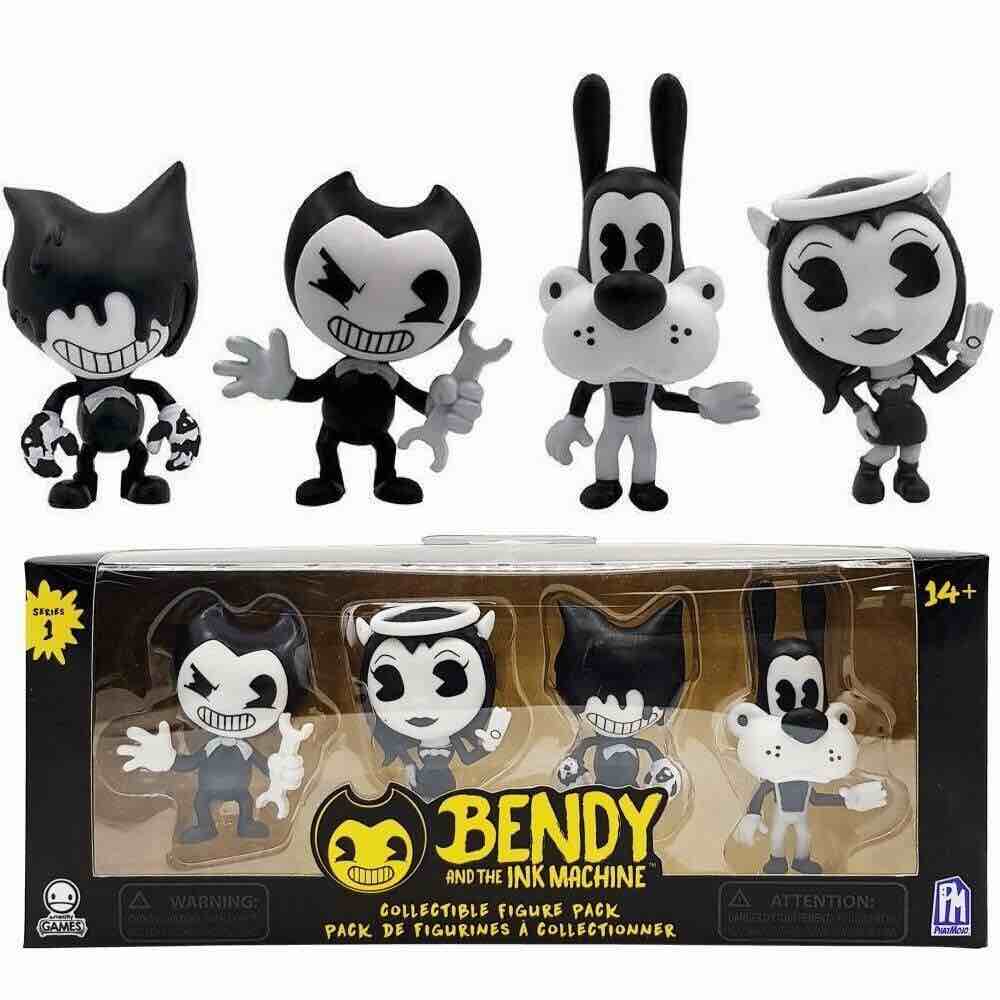 Bendy and the Ink Machine Collectible Figure 4-Pack New in Box!